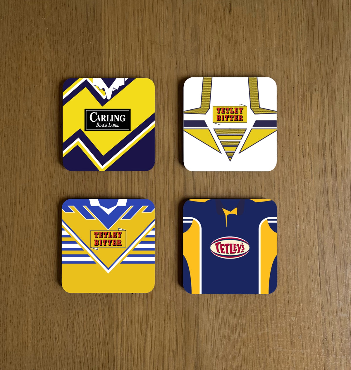 Leeds Rhinos Retro Kit Coasters