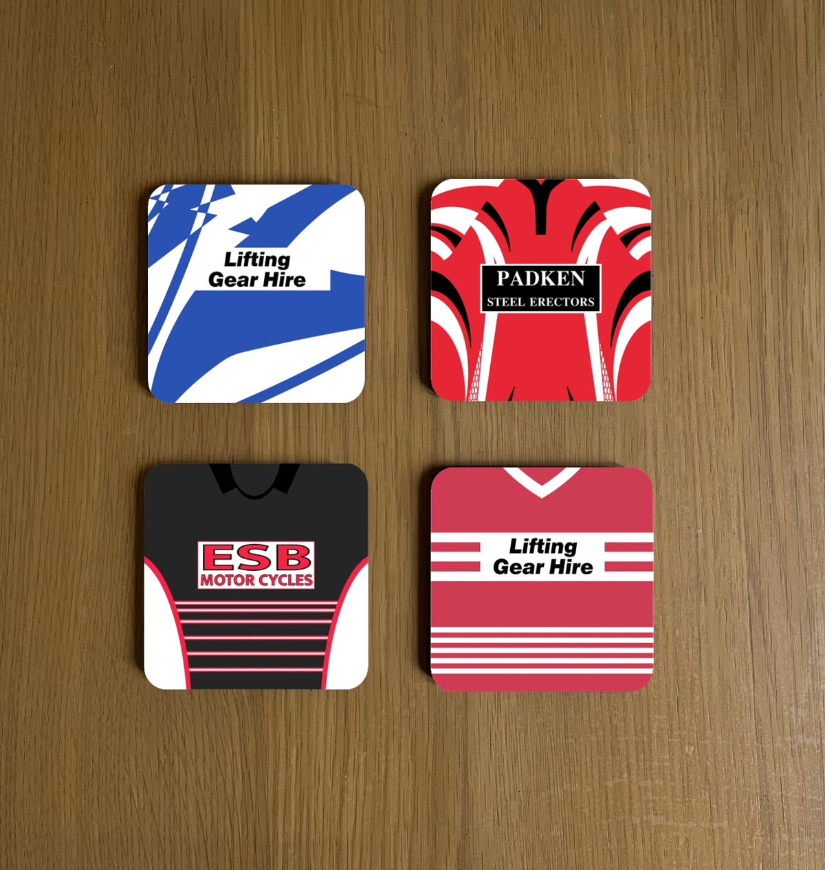 Leigh Leopards Retro Kit Coasters