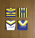 Warrington Wolves Retro Kit Coasters