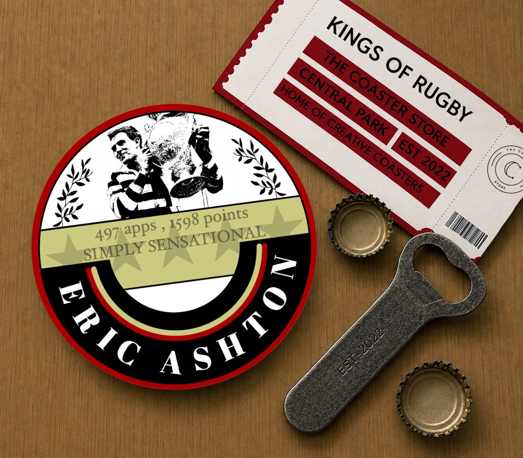 Wigan Warriors Legends Coasters Pack of 16 or Individual Coasters