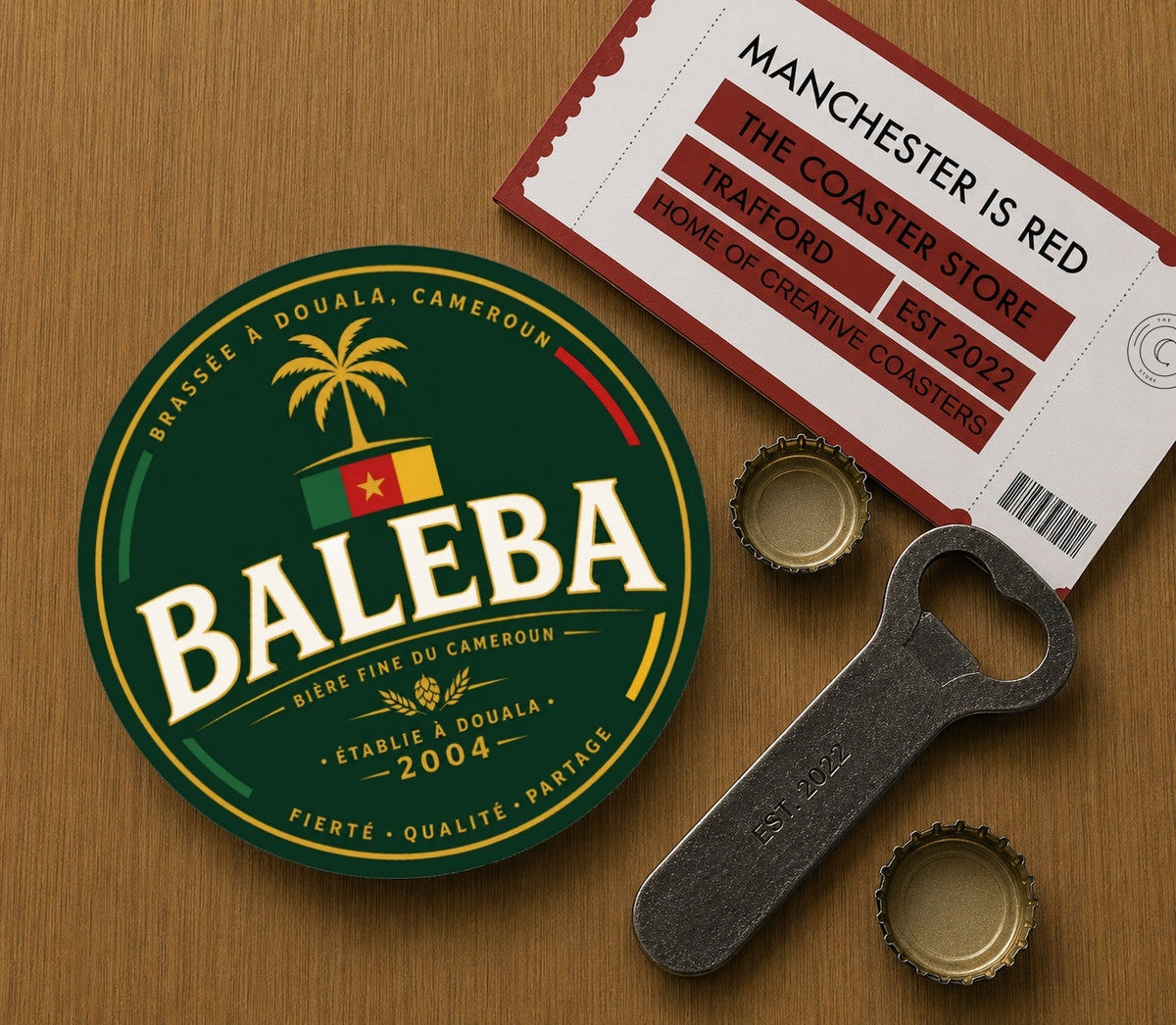 Manchester United Coasters Pack of 10 or Individual Coasters