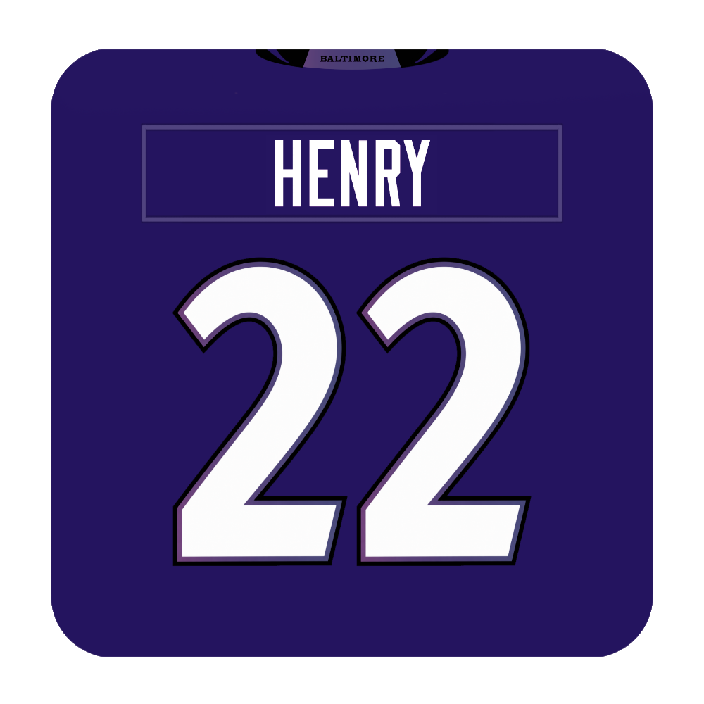 Baltimore Ravens Coaster Any Name Any Number