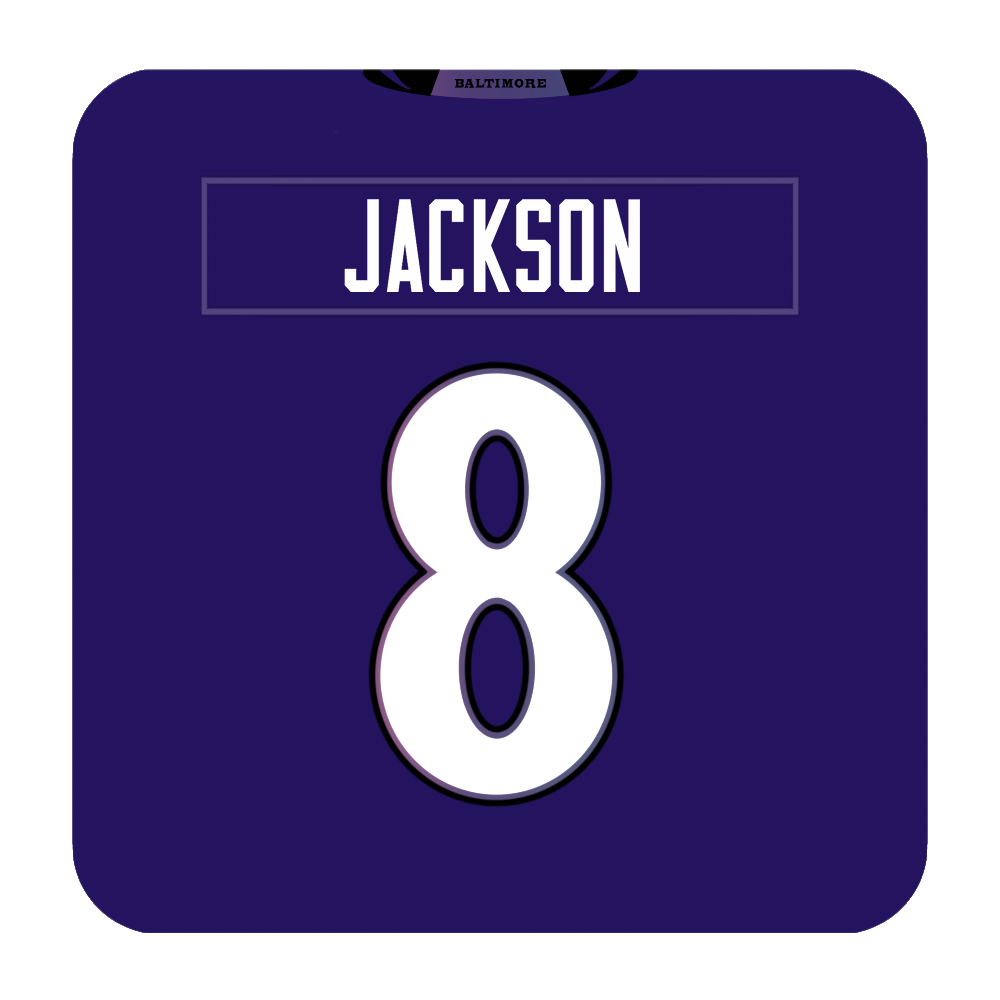 Baltimore Ravens Coaster Any Name Any Number