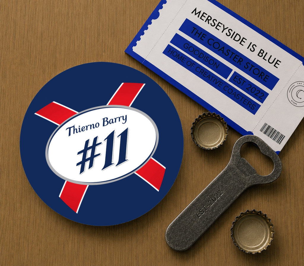 Everton Coasters Pack of 10 or Individual Coasters