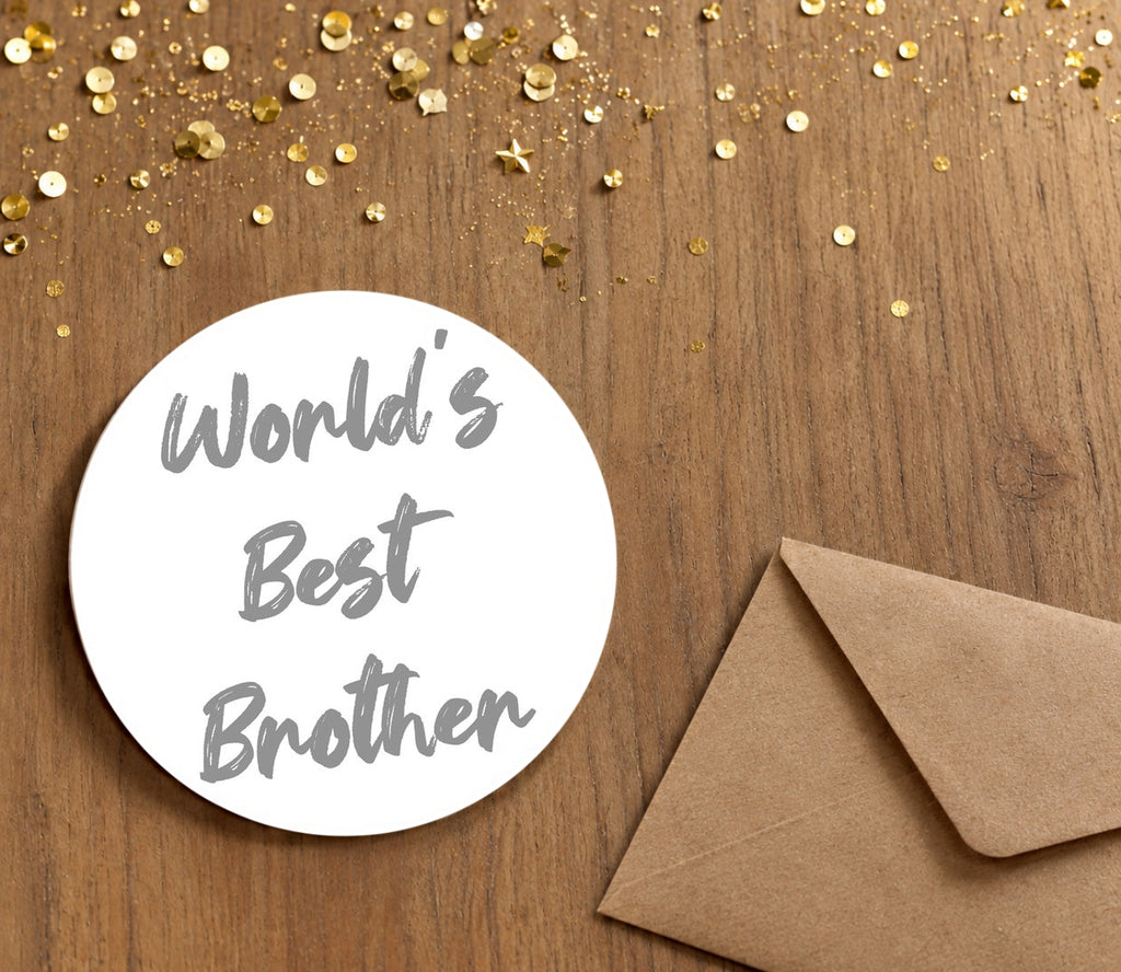 World's Best Brother Coaster