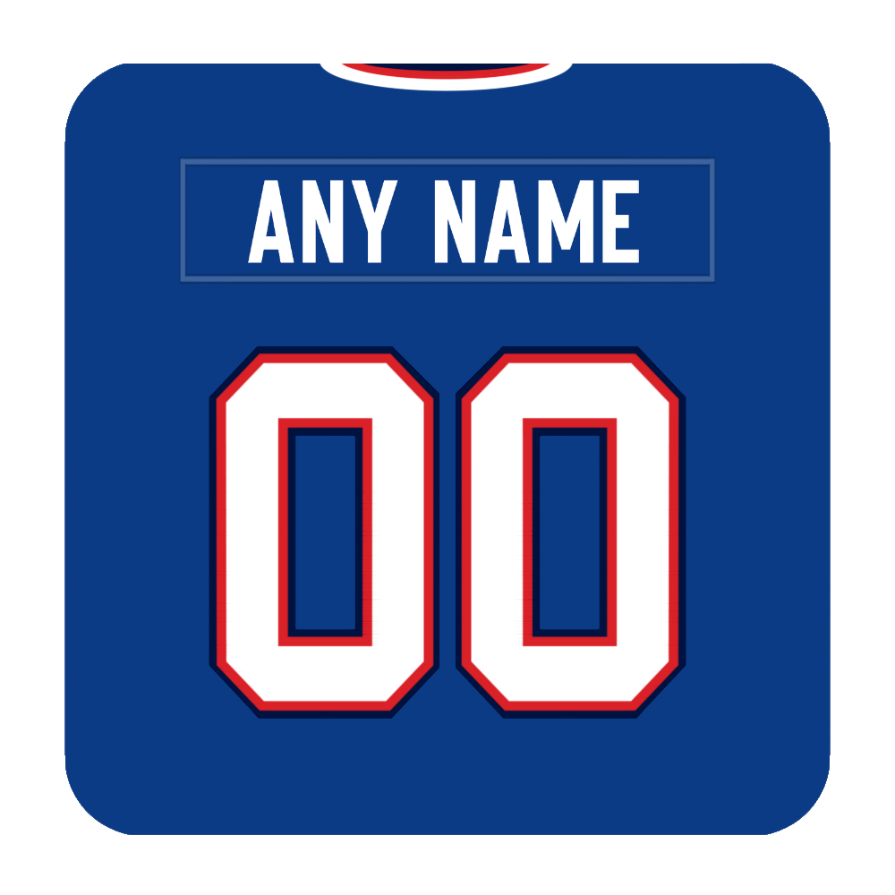 Buffalo Bills Coaster Any Name Any Number