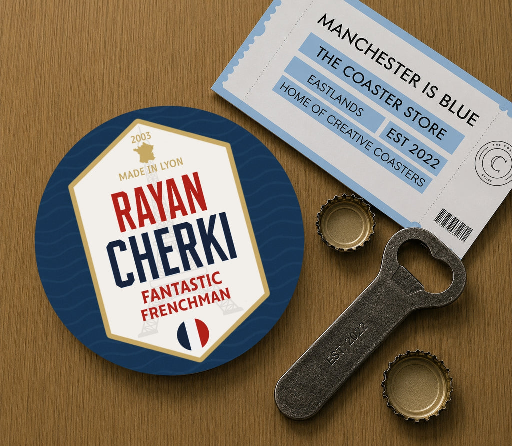 Manchester City Coasters Pack of 10 or Individual Coasters