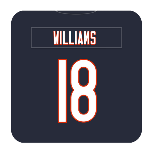 Chicago Bears Coaster Any Name Any Number