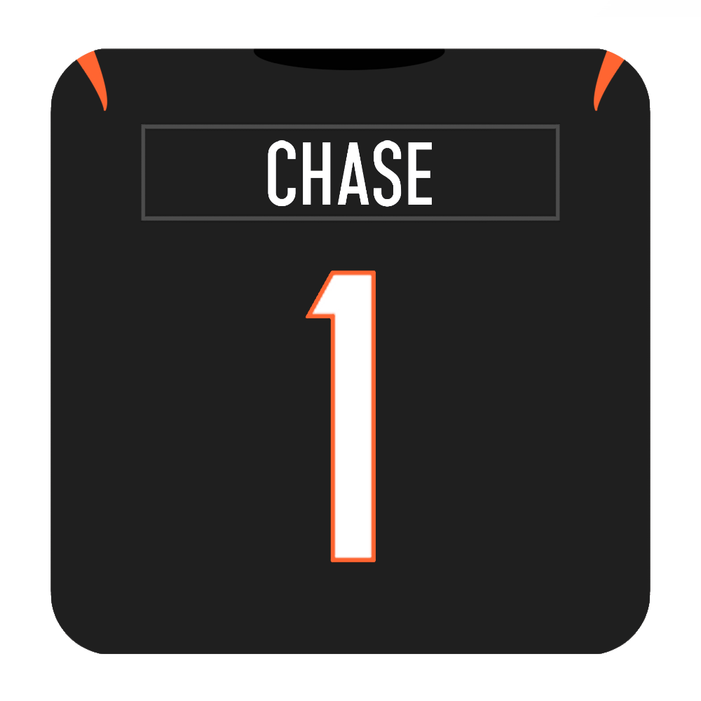 Cincinnati Bengals Coaster Any Name Any Number