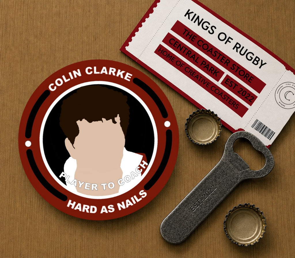 Wigan Warriors Legends Coasters Pack of 16 or Individual Coasters