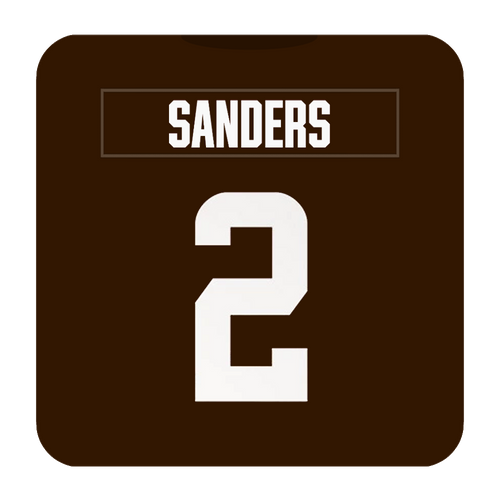 Cleveland Browns Coaster Any Name Any Number