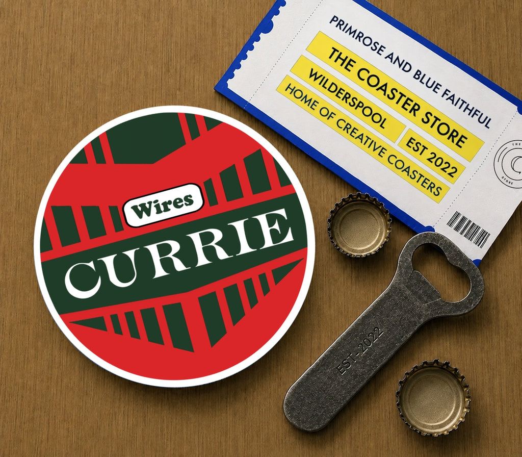 Warrington Wolves Coasters Pack of 10 or Individual Coasters