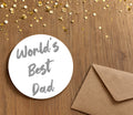 World's Best Dad Coaster