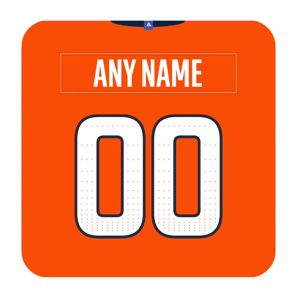 Denver Broncos Coaster Any Name Any Number