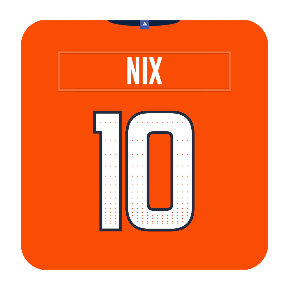 Denver Broncos Coaster Any Name Any Number