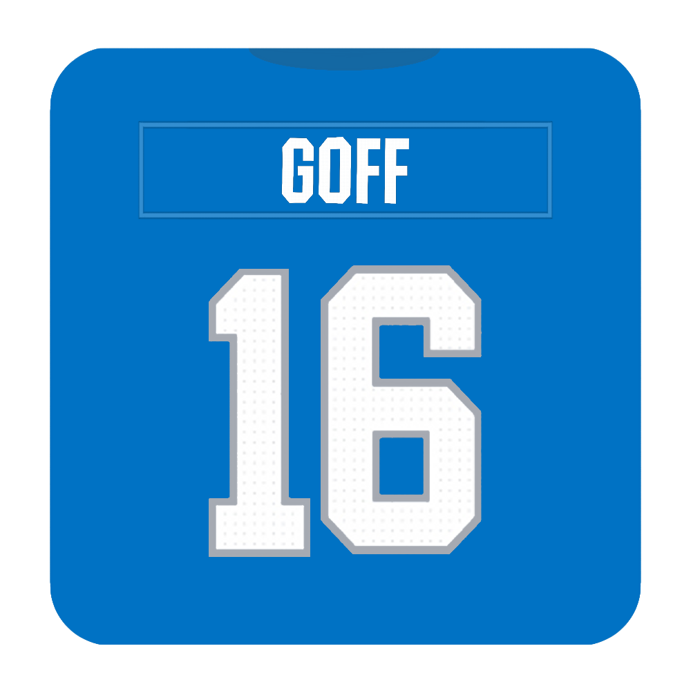 Detroit Lions Coaster Any Name Any Number