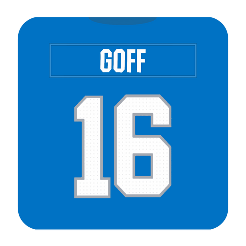 Detroit Lions Coaster Any Name Any Number