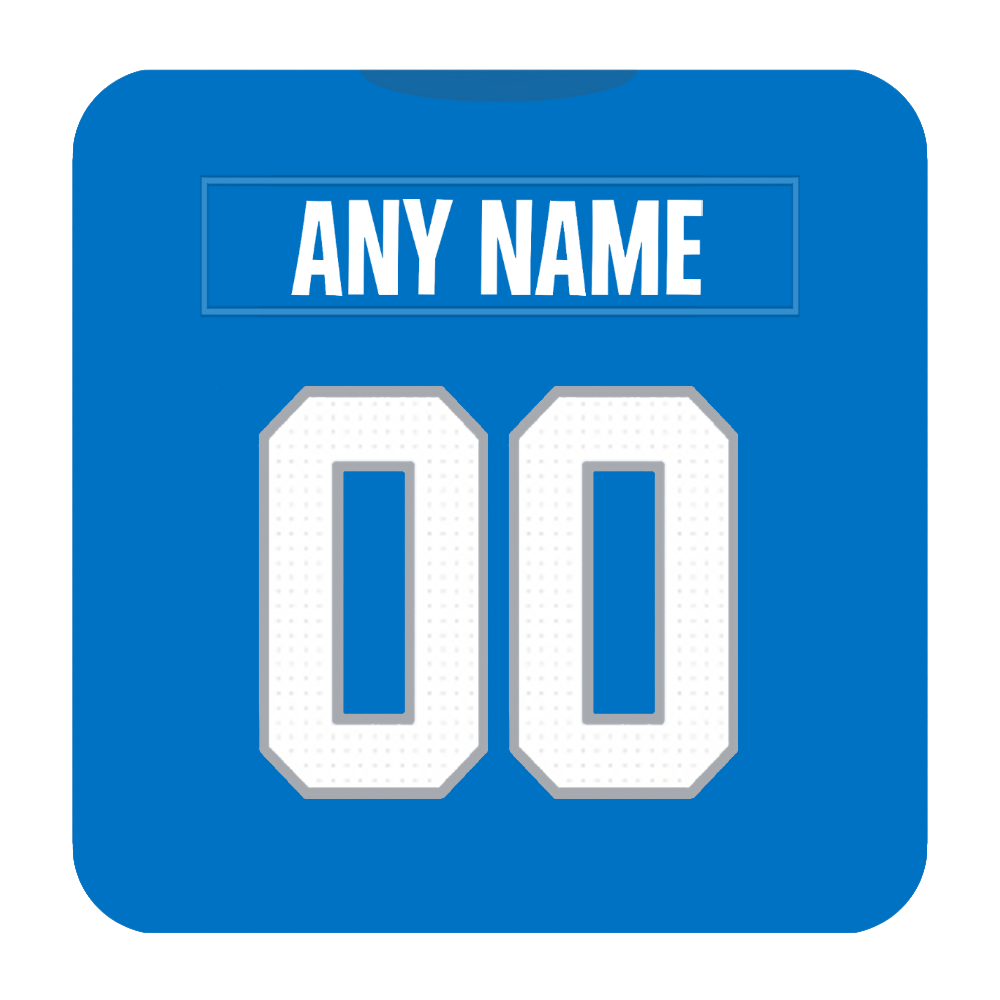 Detroit Lions Coaster Any Name Any Number