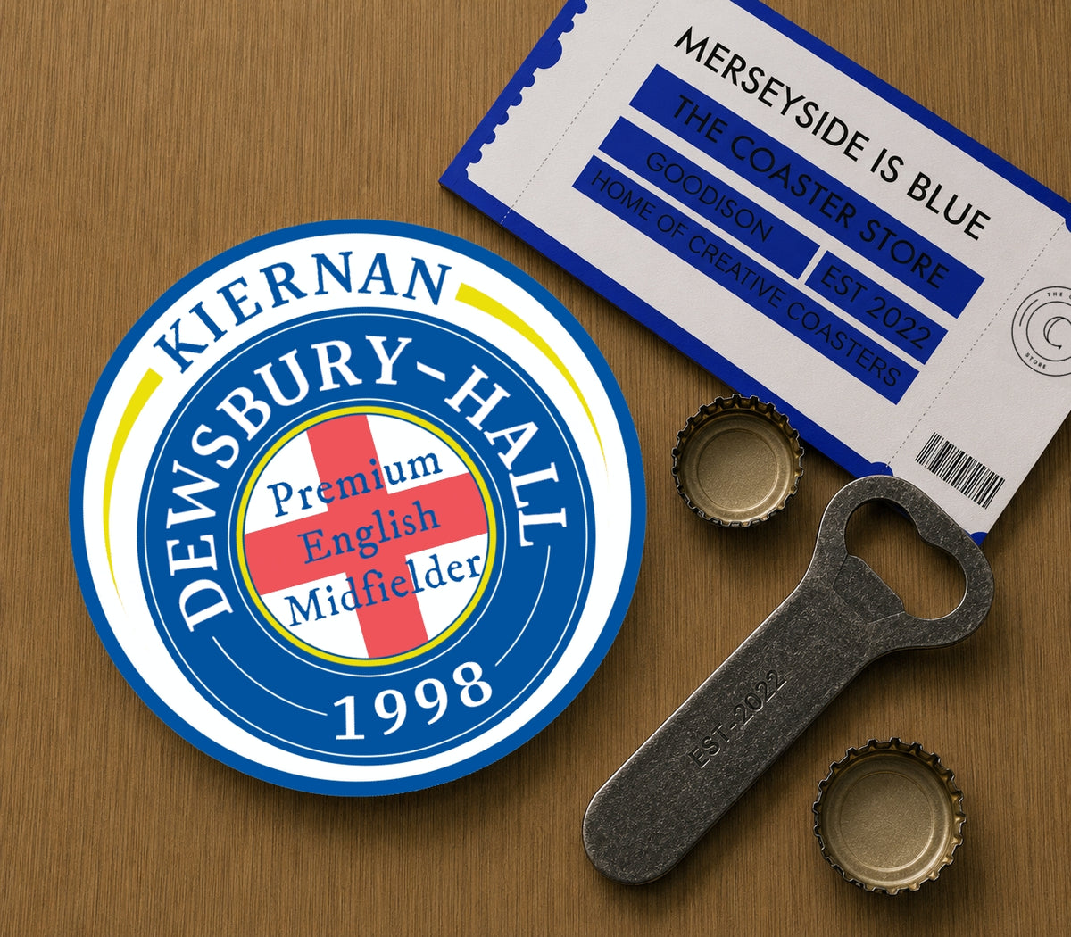 Everton Coasters Pack of 10 or Individual Coasters