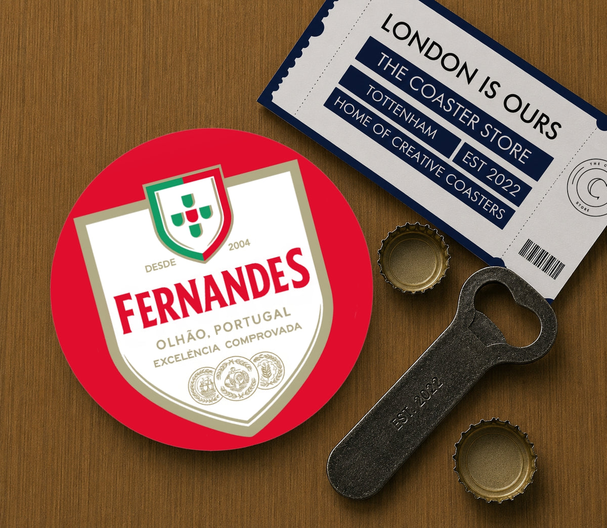 Tottenham Hotspur Coasters Pack of 10 or Individual Coasters