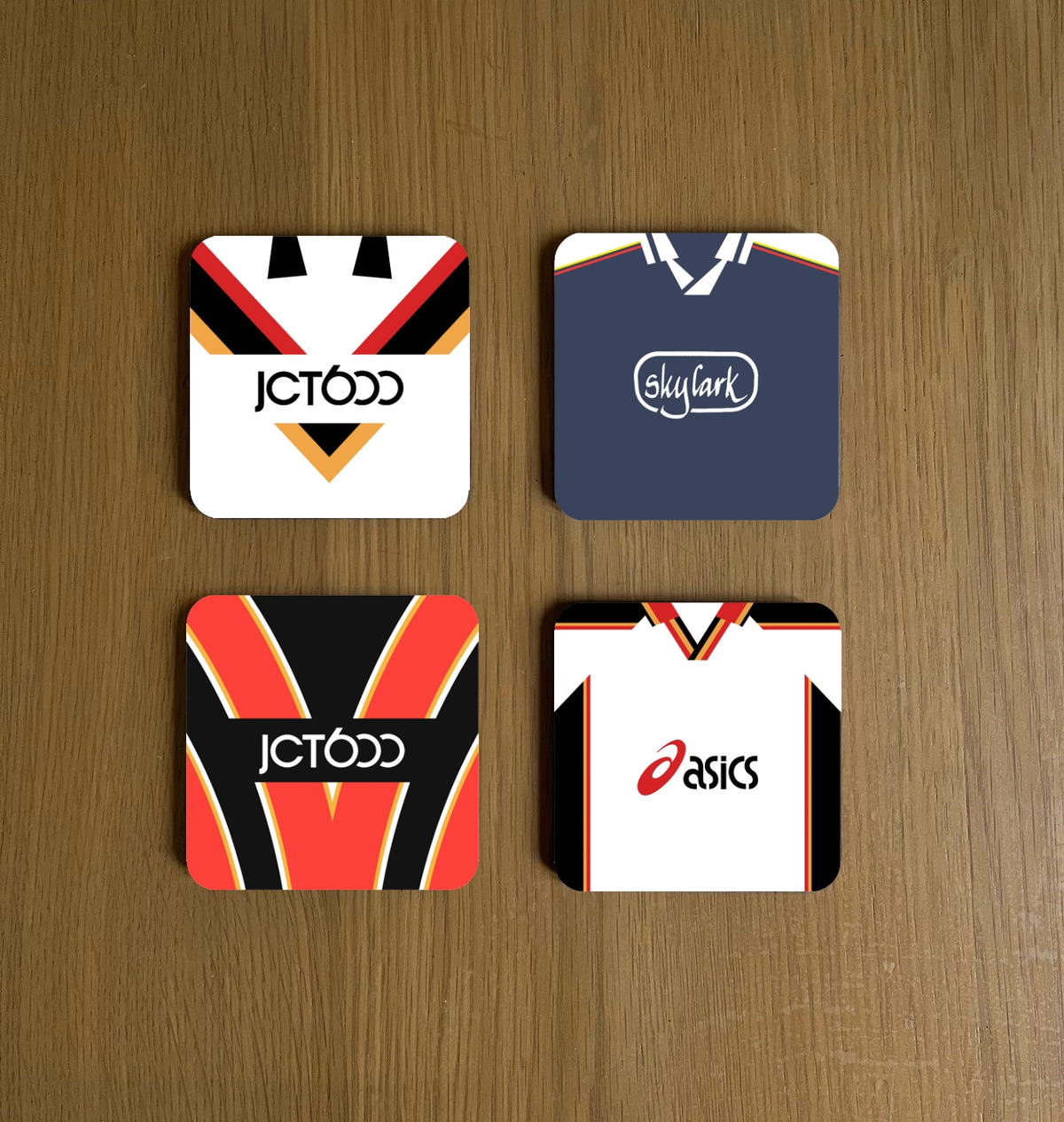 Bradford Bulls Retro Kit Coasters