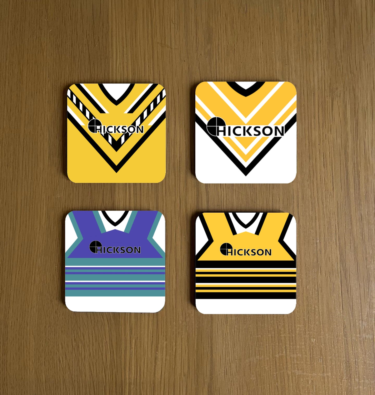 Castleford Tigers Retro Kit Coasters