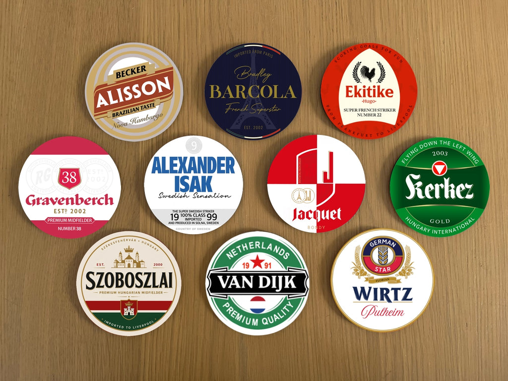 Liverpool Coasters Pack of 10 or Individual Coasters