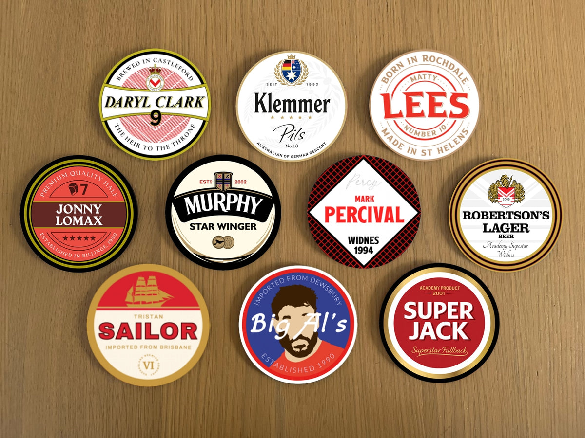 St Helens Coasters Pack of 10 or Individual Coasters