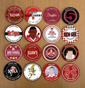 Wigan Warriors Legends Coasters Pack of 16 or Individual Coasters