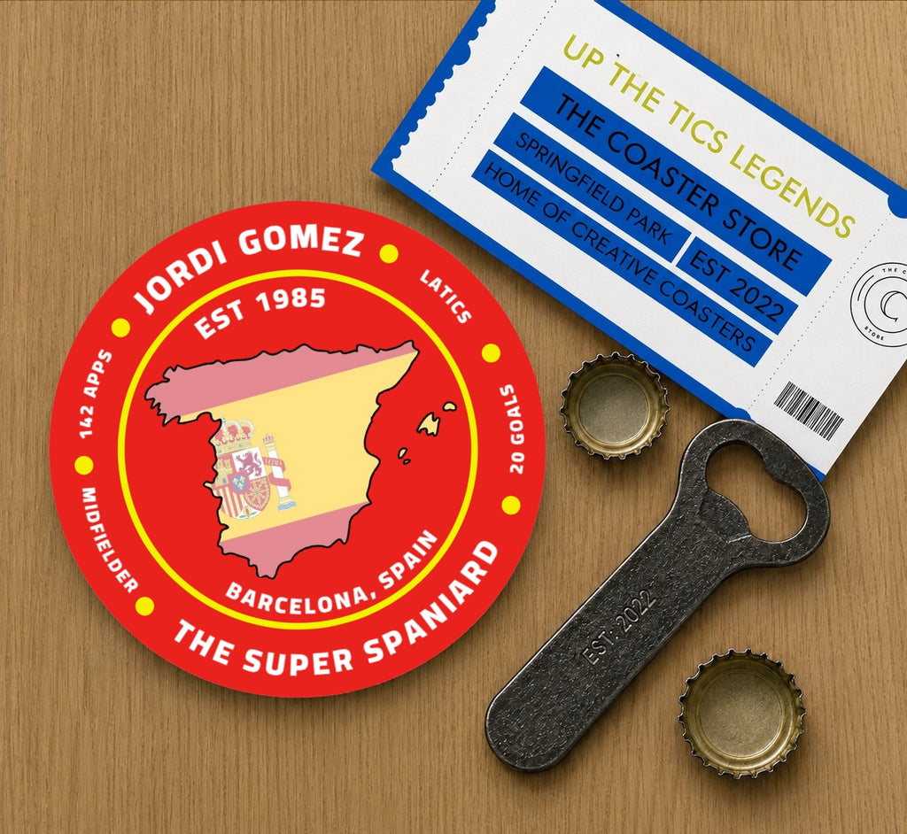 Wigan Athletic Legends Coasters Pack of 10 or Individual Coasters