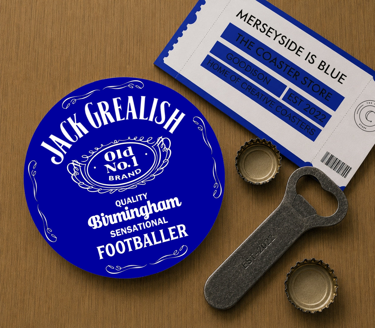 Everton Coasters Pack of 10 or Individual Coasters