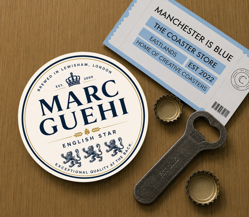 Manchester City Coasters Pack of 10 or Individual Coasters
