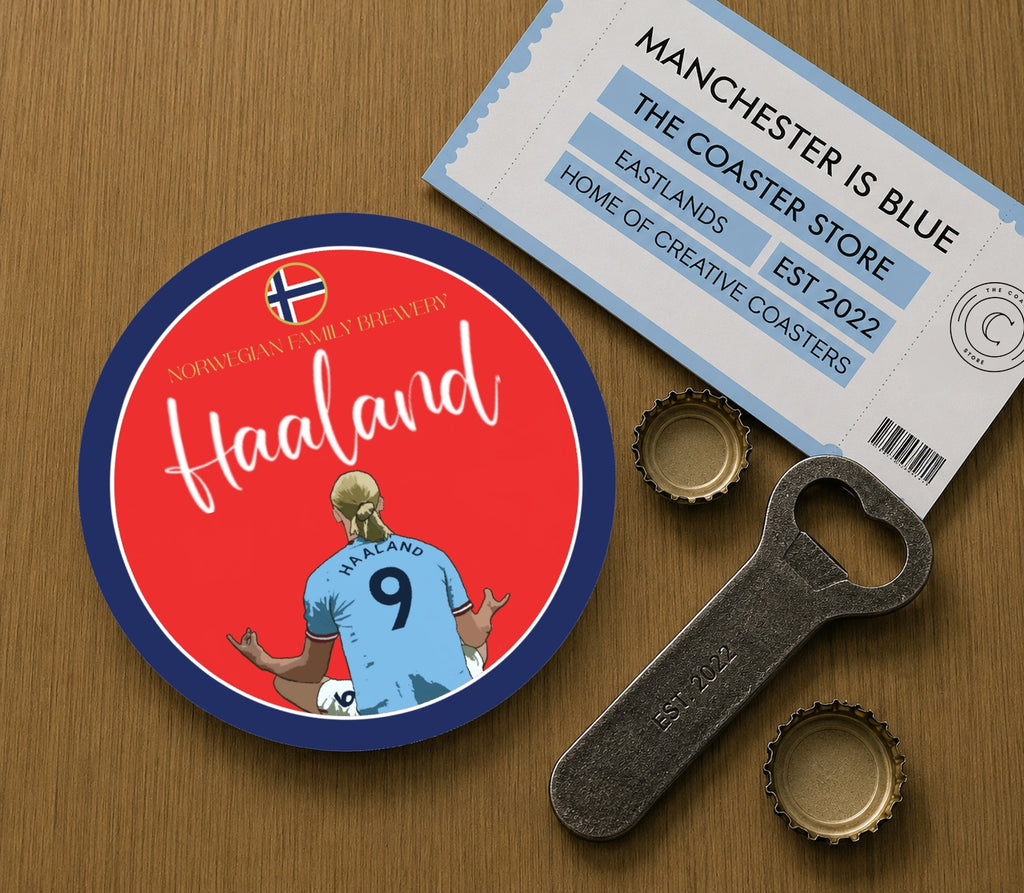 Manchester City Coasters Pack of 10 or Individual Coasters