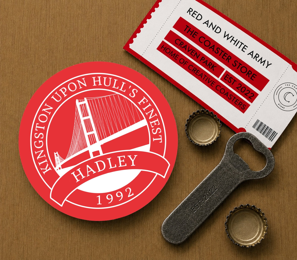 Hull KR Coasters Pack of 10 or Individual Coasters