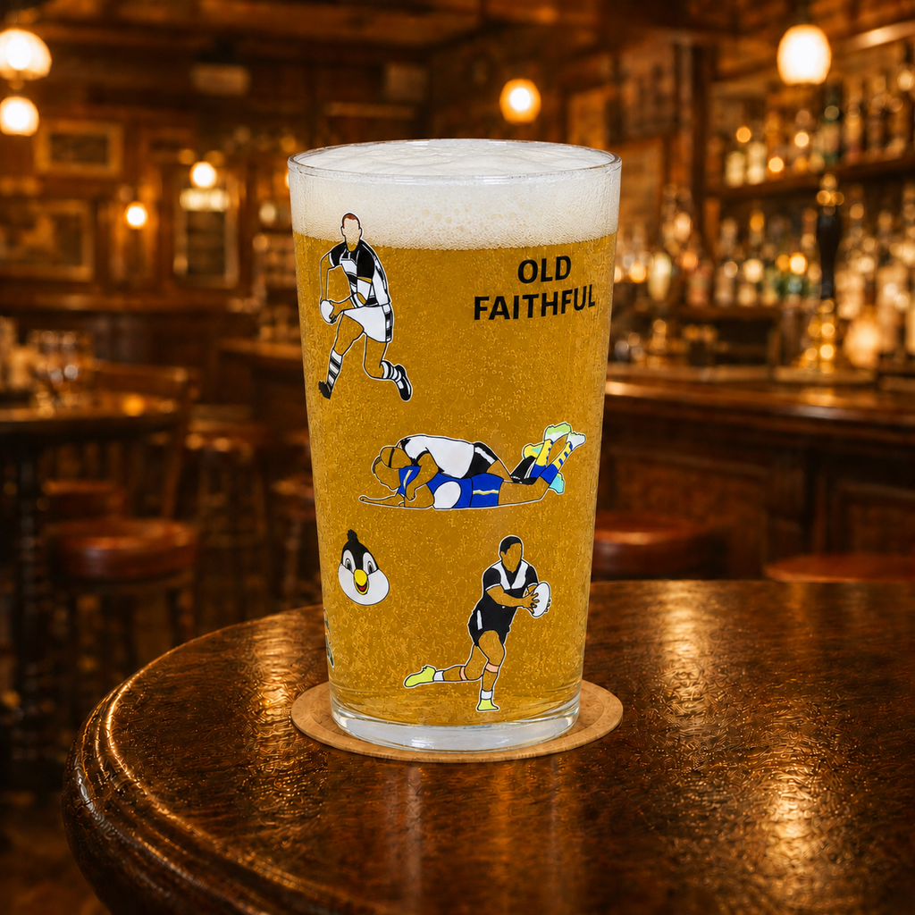 Hull FC Pint Glass