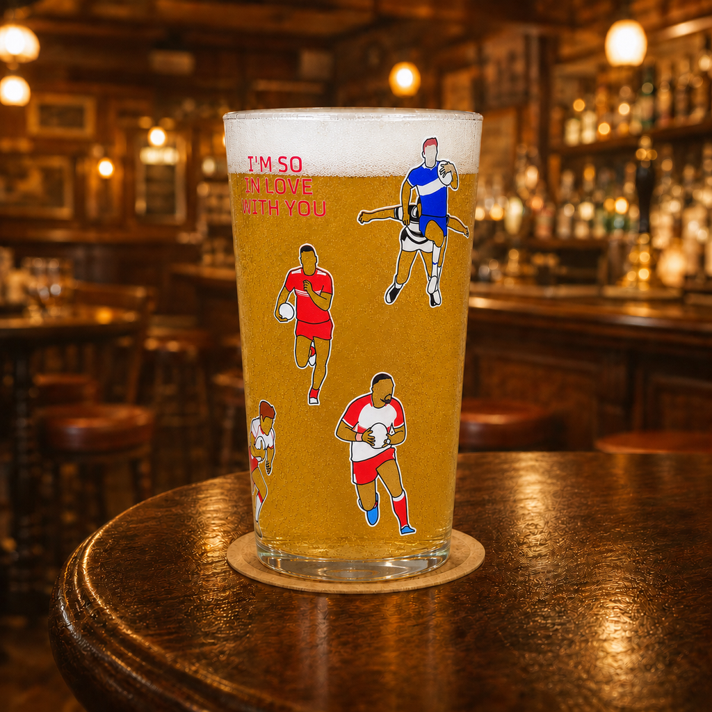 Hull KR Pint Glass
