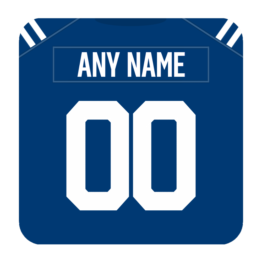 Indianapolis Colts Coaster Any Name Any Number