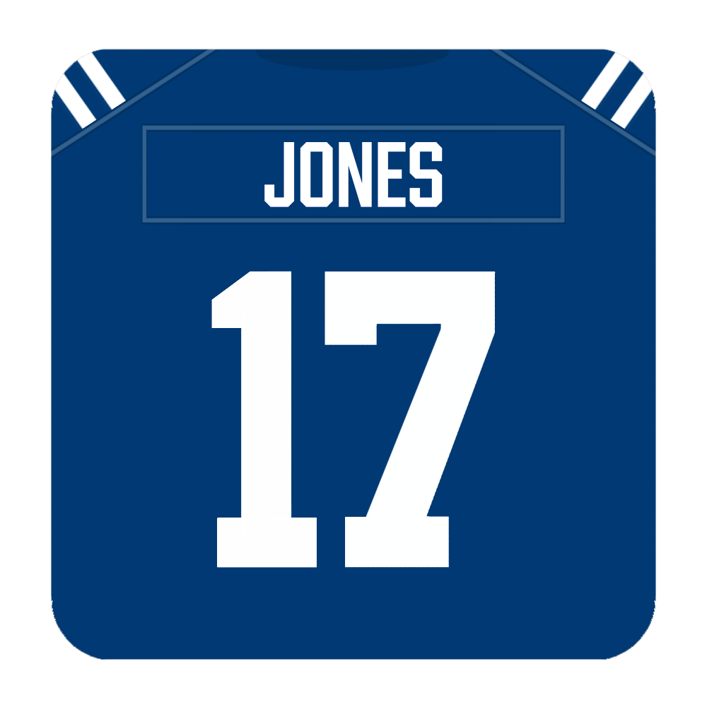 Indianapolis Colts Coaster Any Name Any Number