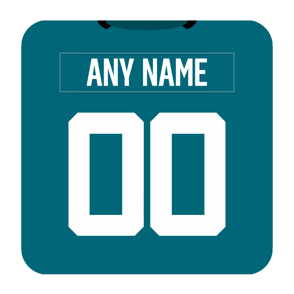 Jacksonville Jaguars Coaster Any Name Any Number