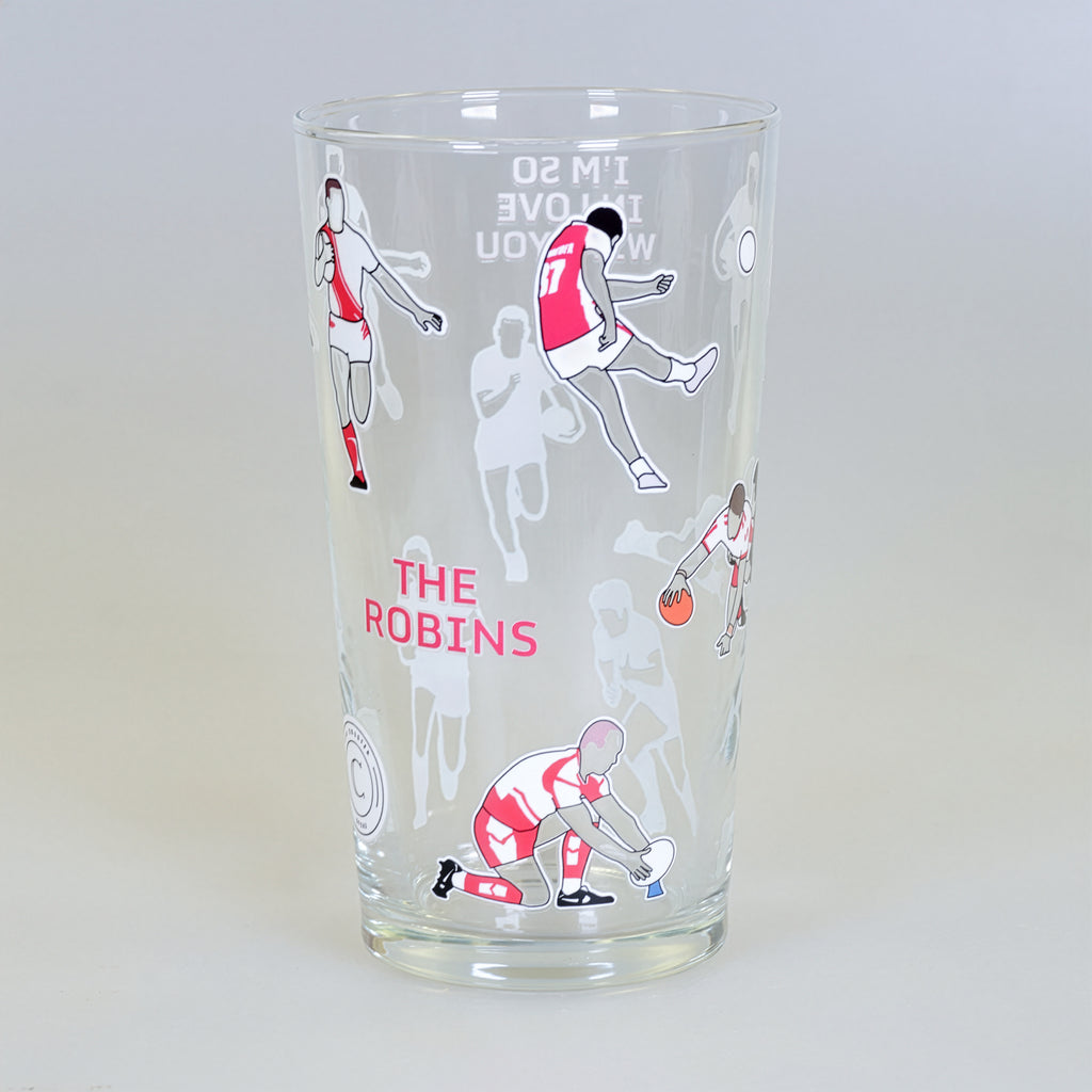 Hull KR Pint Glass