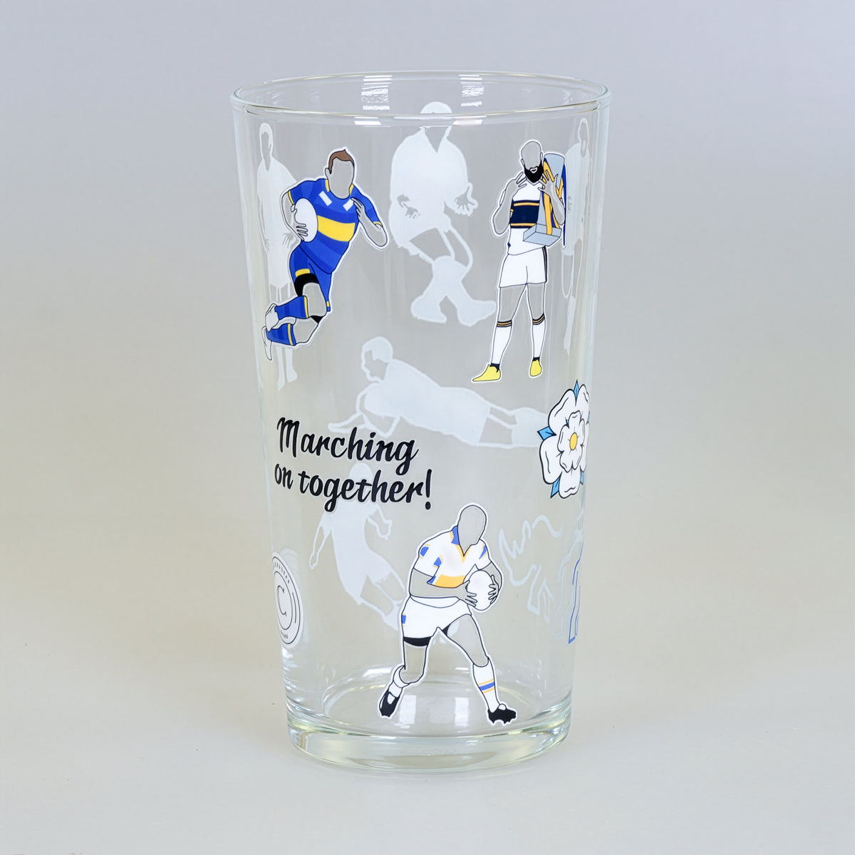 Leeds Rhinos Pint Glass
