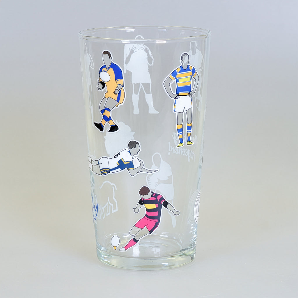 Leeds Rhinos Pint Glass