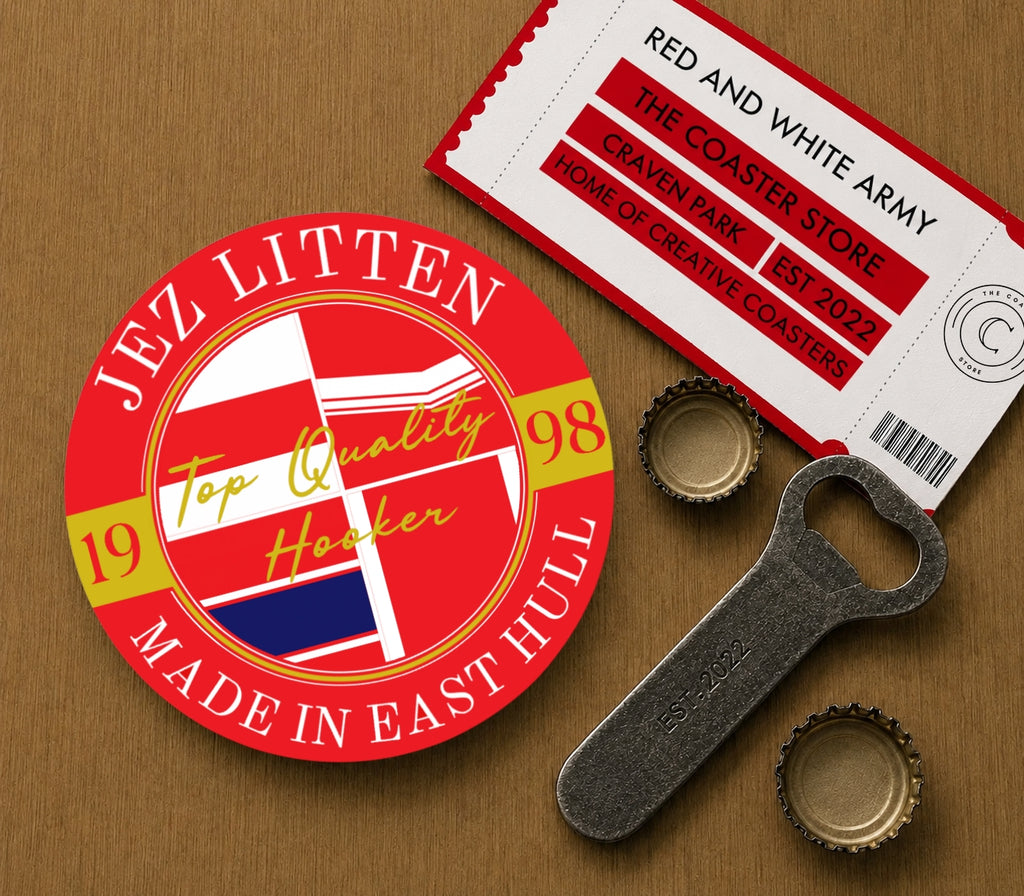 Hull KR Coasters Pack of 10 or Individual Coasters