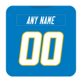 Los Angeles Chargers Coasters Any Name Any Number