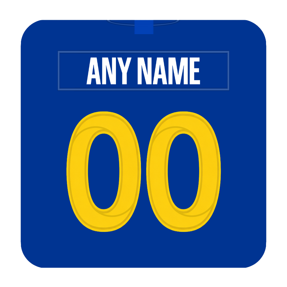 Los Angeles Rams Coaster Any Name Any Number