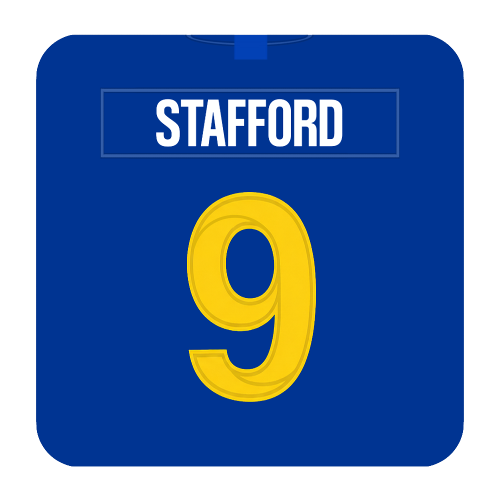 Los Angeles Rams Coaster Any Name Any Number