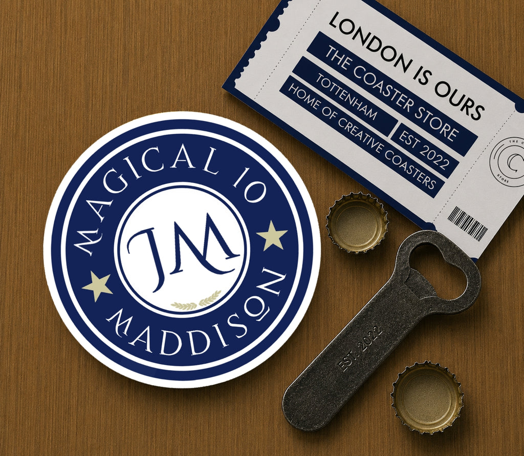 Tottenham Hotspur Coasters Pack of 10 or Individual Coasters