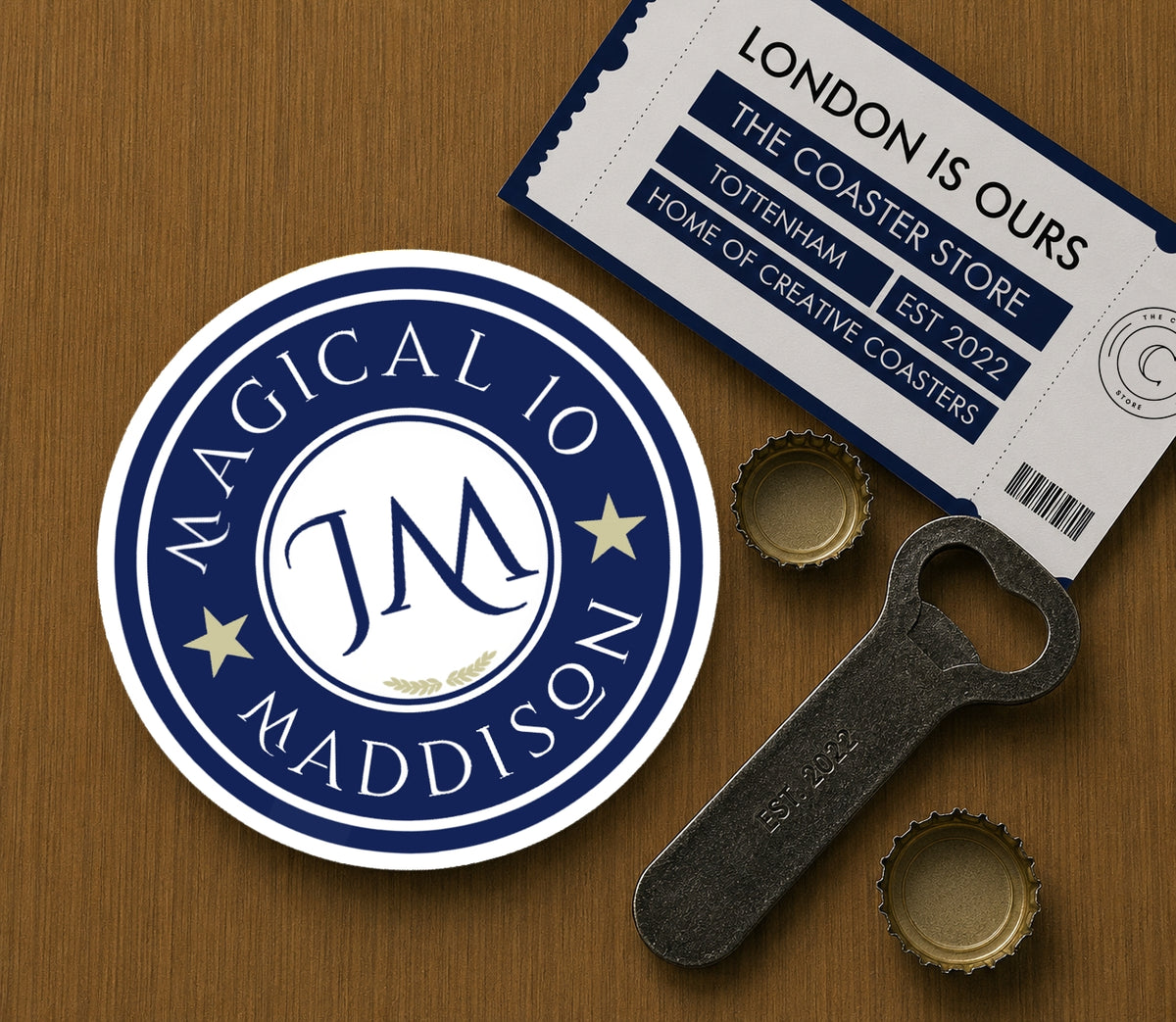 Tottenham Hotspur Coasters Pack of 10 or Individual Coasters