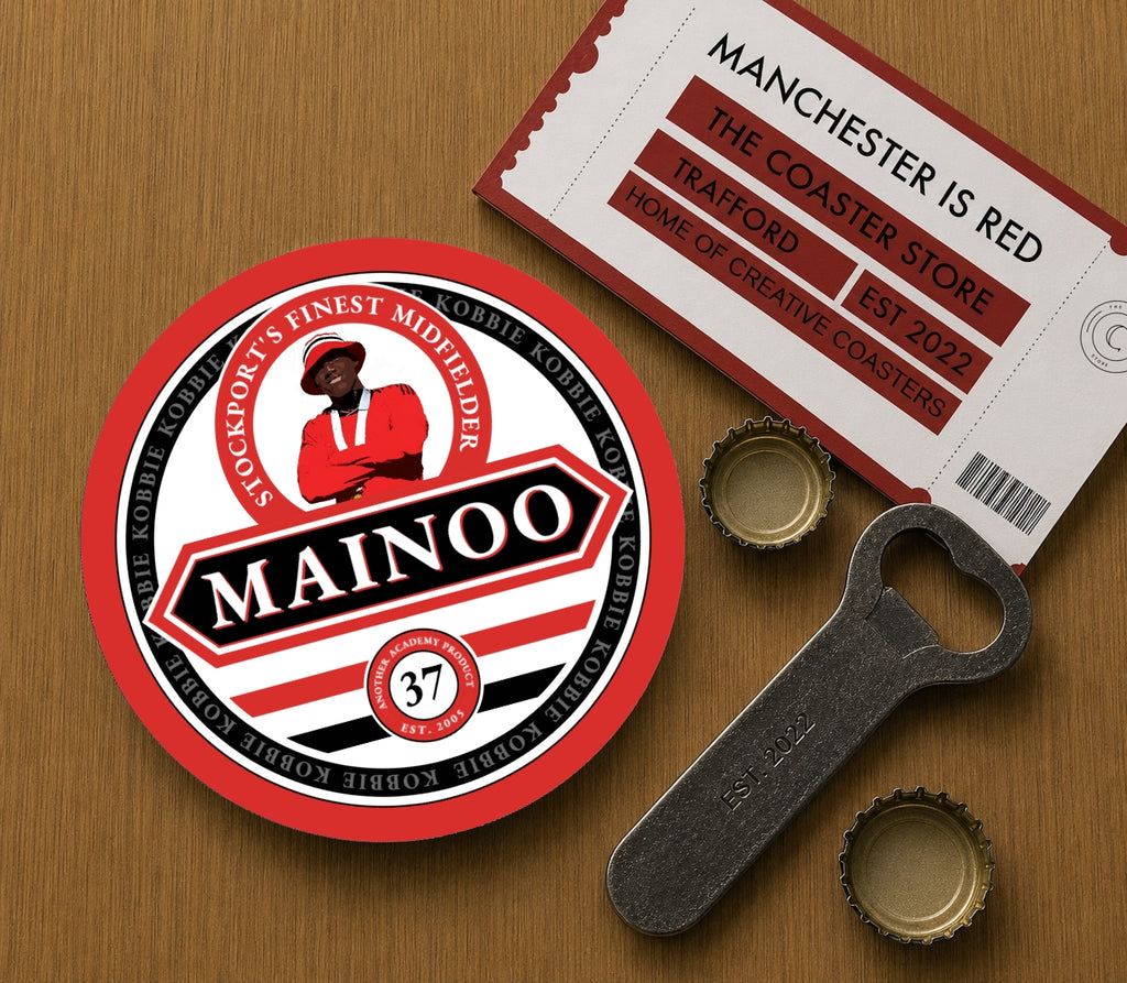 Manchester United Coasters Pack of 10 or Individual Coasters