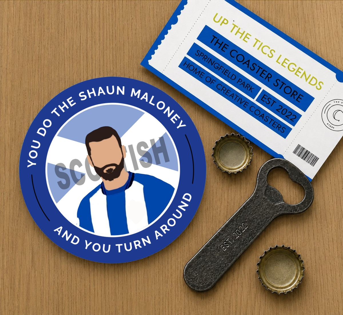 Wigan Athletic Legends Coasters Pack of 10 or Individual Coasters